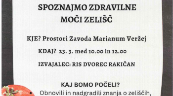 Spoznajmo zdravilne moči zelišč